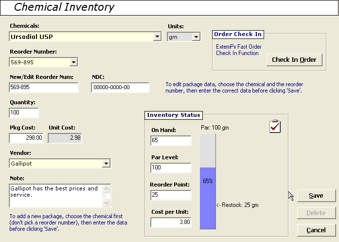  Chemical Inventory 